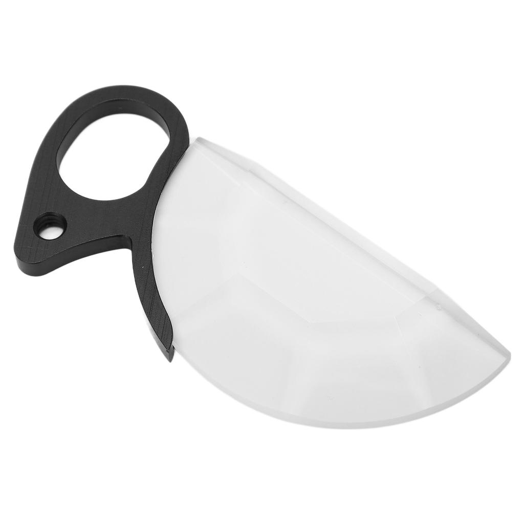 79mm Handheld Semicircle Kaleidoscope Filter Optical Glass Prism Special Effects Filter SLR Camera