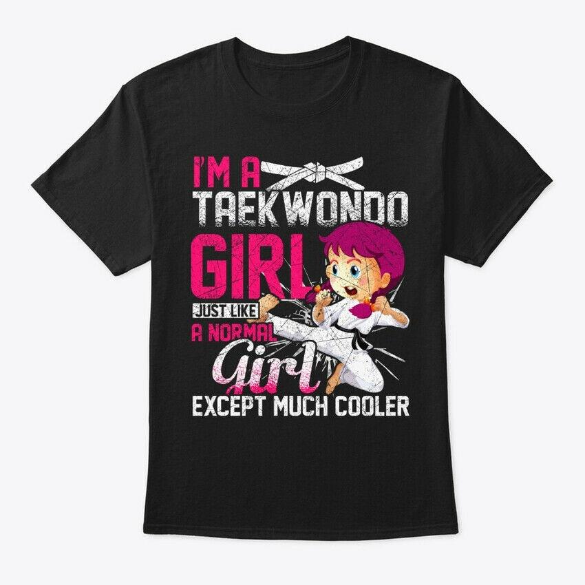 Забавная футболка унисекс Im A Taekwondo Girl без тегов