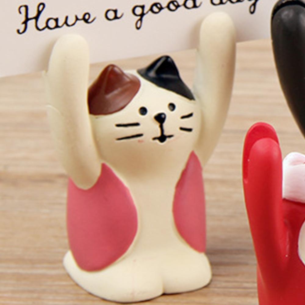 Animal Shaped Table Number Holder Resin Memo Clip Holder Stylish Photo Card Stand Home Decor
