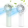 Ручной турбовентилятор с мощным двигателем, 5 скоростей, перезаряжаемый мини-персональный небольшой карманный вентилятор охлаждения на батарейках
