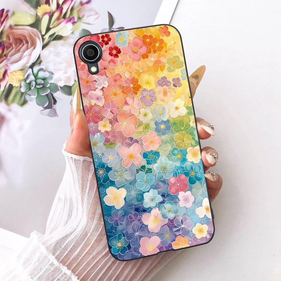 Black Cover For Asus ZenFone Live L2 Case ZA550KL Cute Cat Fashion Butterfly Funny 2D Painted Casing For Asus ZenFone L2 Live