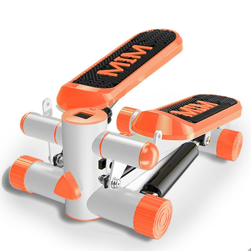 Степпер для упражнений, мини-степпер с тренажерами для домашних тренировок, гидравлический степпер для фитнес-лестницы с лентой сопротивления и счетчиком калорий