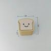 Finger Press Toast Keyboard Clicker Sensory Toy Finger Clicker Toy Bread Fidget Keychain  ADHD ASMR