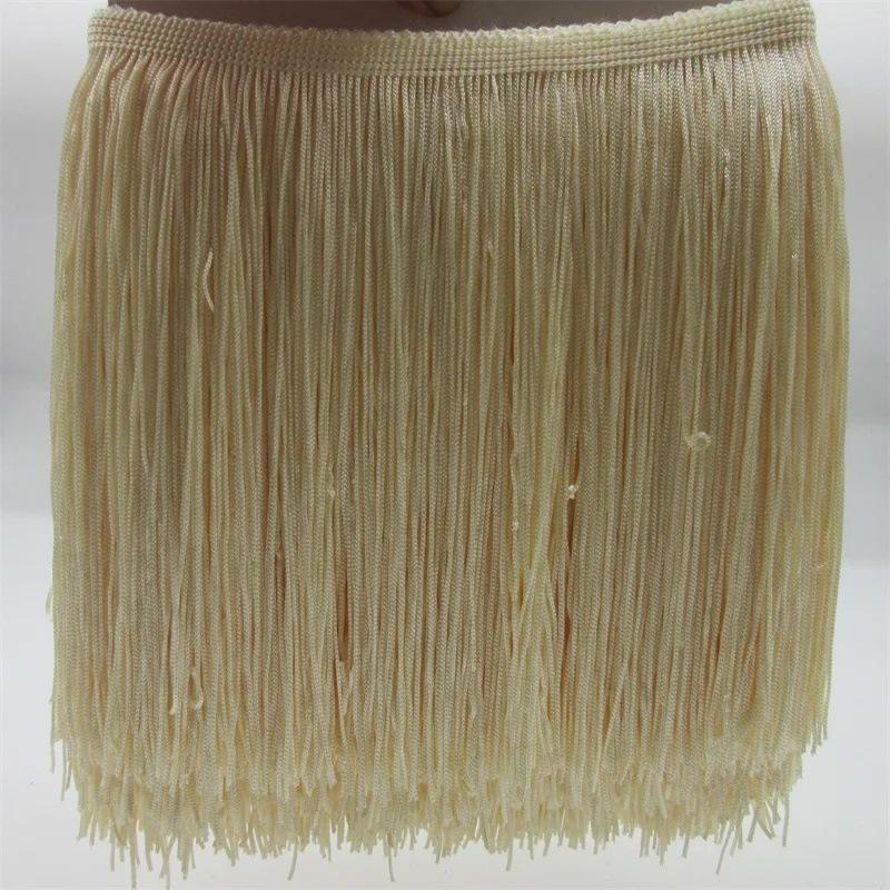 20Cm Wide Polyester Row Beard Latin Dance Fringed Lace Diy Clothing Accessories