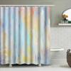 Abstract Watercolor Shower Curtain 3D Printed Waterproof Fabric for Bathroom Decor In Multiple Colors