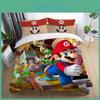 3pc Nintendo Super Mario Cartoon Odyssey Single Panel Duvet Cover Bedding Set