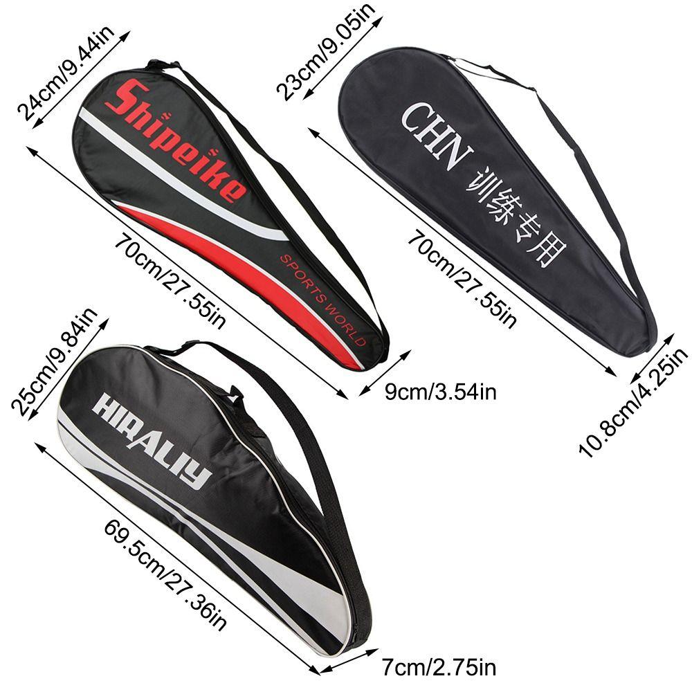 Professional Badminton Rackets Bag Multicolor Protective Cover Durable Racquet Pouch