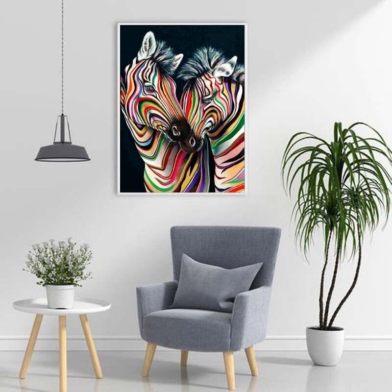 DIY Лошадь 5D алмазная живопись полная круглая дрель смола животное Алмазная вышивка наборы крестиков домашний декор настенный художественный подарок