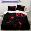3pcs Duvet Cover Set (1*Duvet Cover + 2*Pillowcase, Without Core), Apex Legends Print Soft All‑Season Bedding Set, Home Bedroom Decor Gift