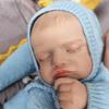 Realistic 3D Painted Skin Reborn Baby Dolls Cloth Body 46 Cm Close Eyes Bebe Reborn Doll Looks Like Sleeping Fashion Gift Toy