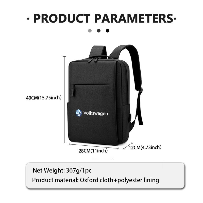 For Volkswagen VW Travel Business Laptop Shoulder Bag School Student Backpack Passat Golf 4 5 6 Tiguan Polo Scirocco Jetta CC zj0