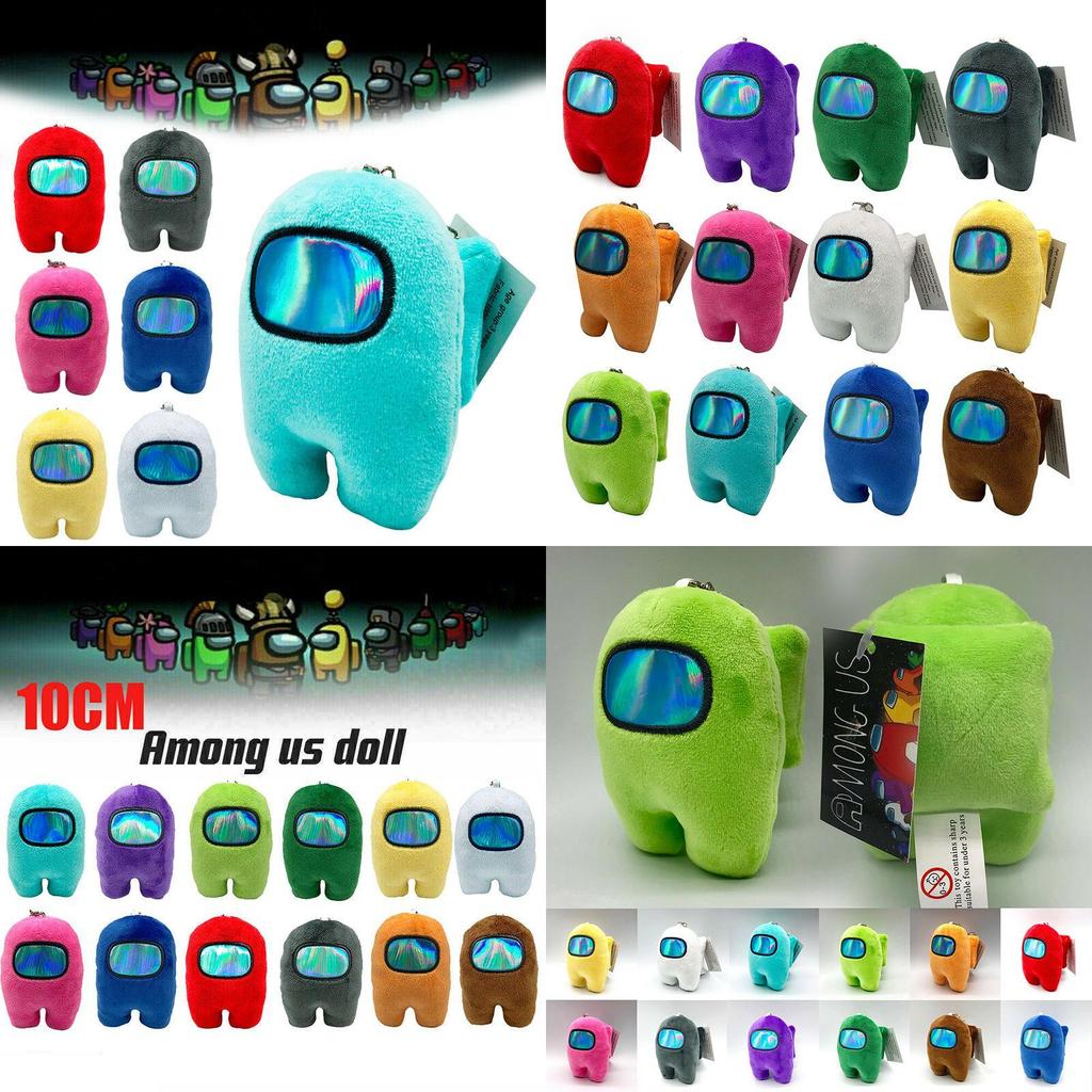 Красочный Плюшевый Among Us Мягкие Набивные Игрушки Кукла Идеально Подходит для Детского Подарка на День Рождения