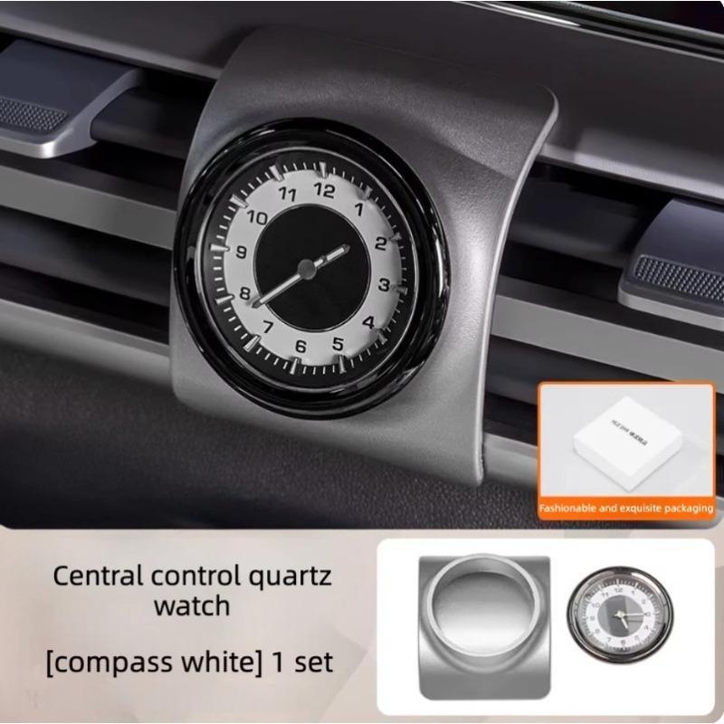 Для BYD Ti 7 Titanium 7 2025 2026 Усовершенствованные Модифицированные Аксессуары: Кварцевые Часы для Центральной Консоли