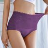 Womens High Waist Briefs Hip -Lifting Panties Transparent Lace Underpants Ladies Body Shaping Panties Underwear