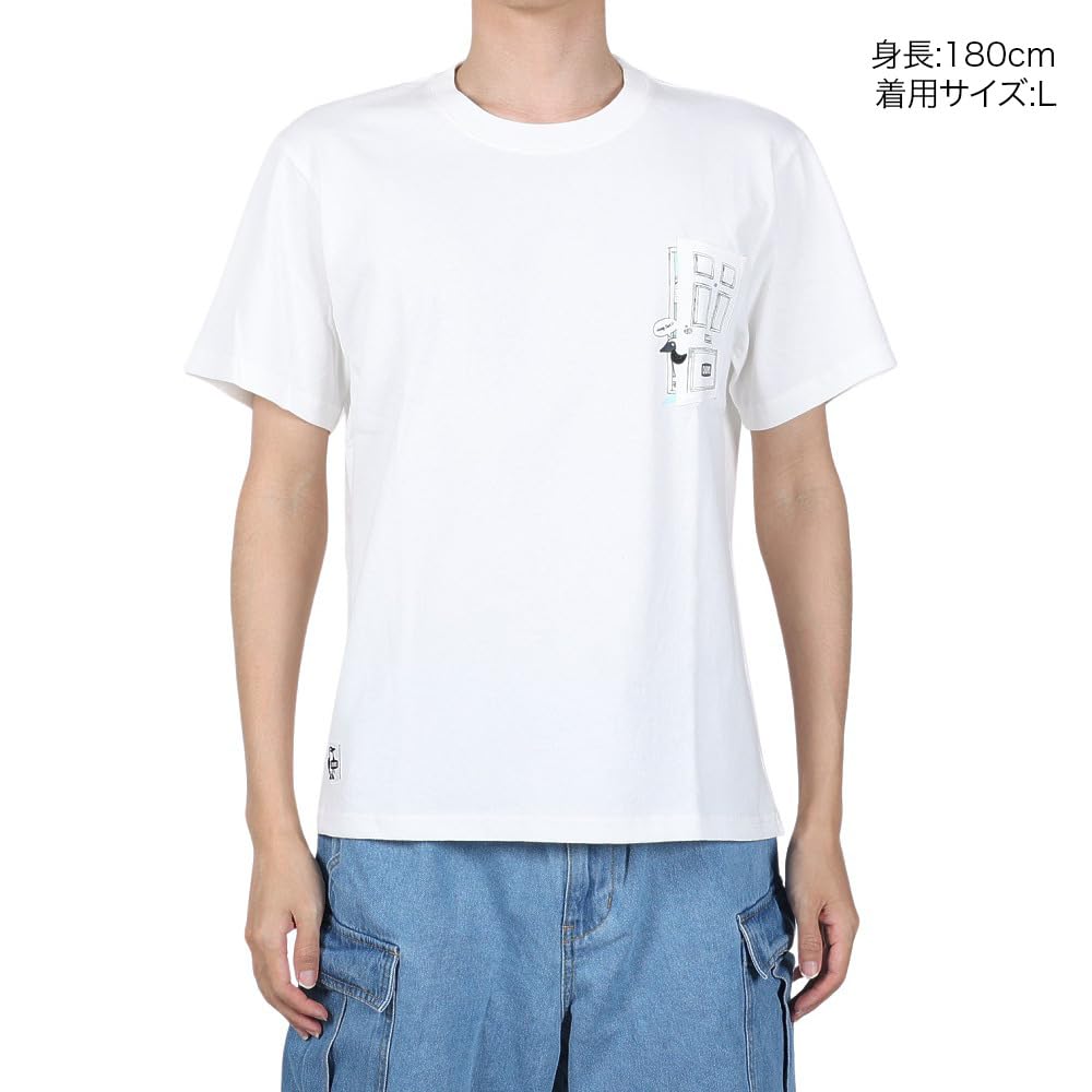 CHUMS Go Outdoor Карманная белая футболка Футболка Мужская