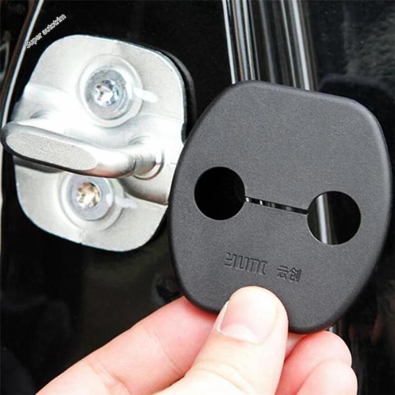 Car Door Lock Cap Protective Cover Trim Accessories Interior For Changan UNI-K UNIK & UNI-V & UNI-T & CS75 CS55 CS95 - 2024