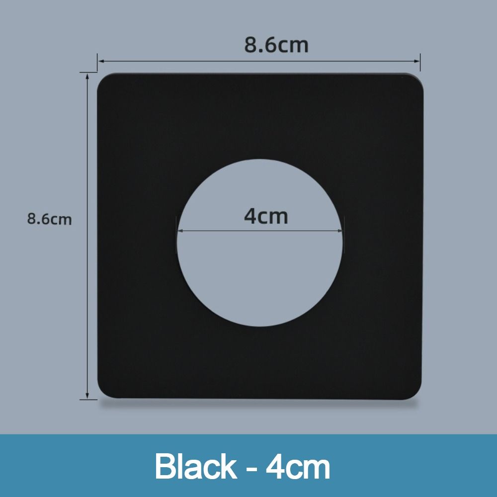 With Rubber Pad Cable Socket Panel 86Type Decorative Cover Cable Organizer Storage Network Cable