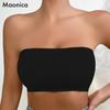 Women's Summer Tube Top Vest Seamless Breathable Bottoming Underwear High Elastic Ins Bra
