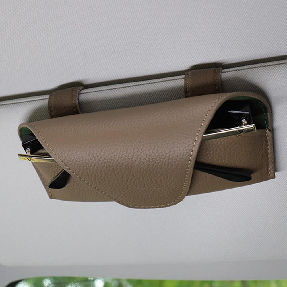 Car Glasses Storage For Universal Auto Sun Visor Sunglasses Storage Holders Card Ticket Storage Clip Holders Cases Accessories