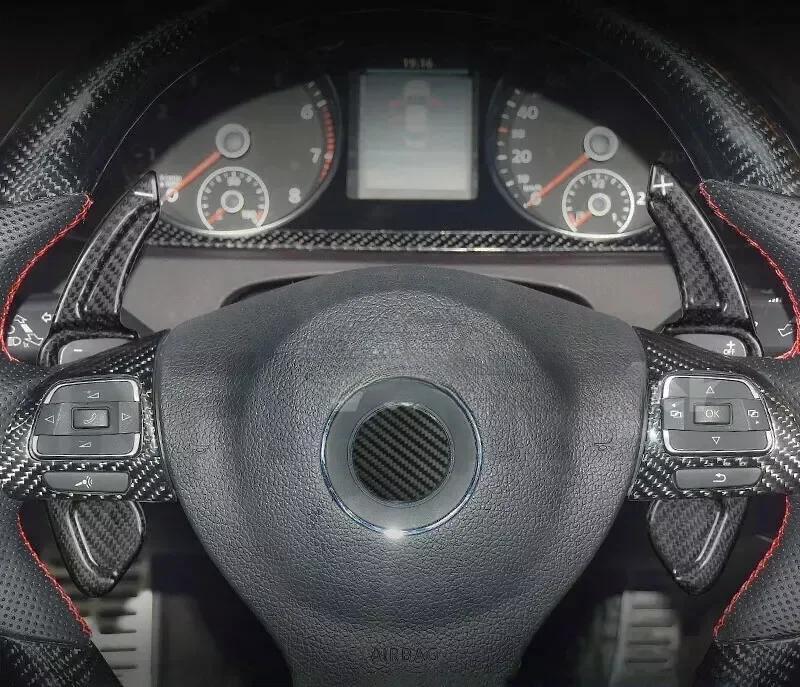 2 шт. Автомобильные удлинители рулевого колеса для VW Golf 5 6 MK6 GTI R Jetta MK5 Passat B6 B7 CC Polo Sharan Tiguan Touareg