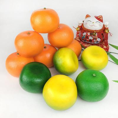 5 шт. Искусственные фрукты Искусственный апельсин DIY Искусственные фрукты Детский сад Пластиковый искусственный фрукт Декор для дома Свадебная фотография
