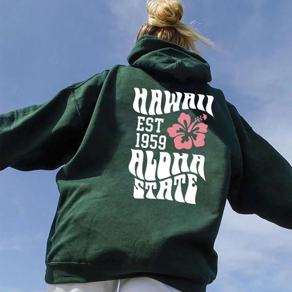 Толстовка Aesthetic Hawaii Hoodie Aloha State