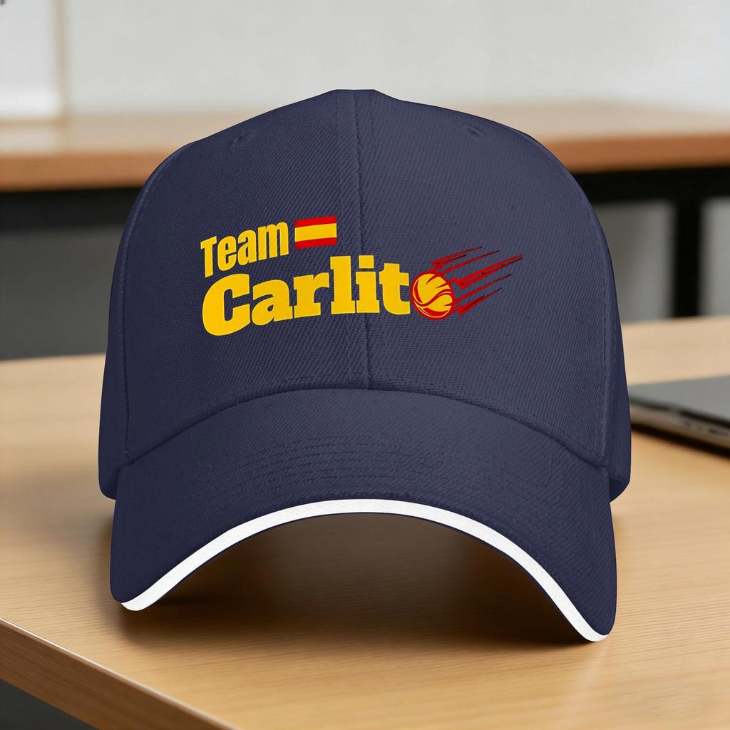 Carlos Alcaraz Vamos Baseball Cap Summer Casual Trucker Hat For UnisexTeens Outdoor Sports Sun Baseball Caps
