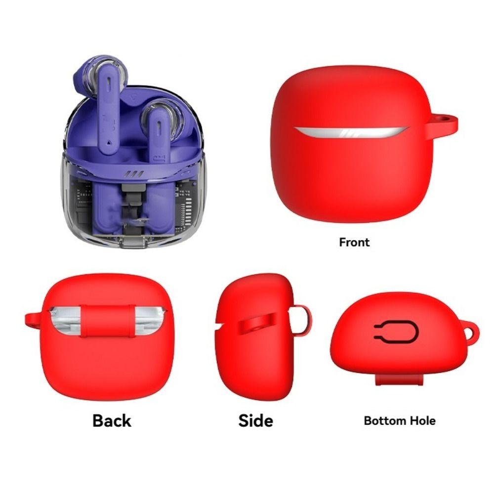 Shockproof Protective Cover with Hook Housing Shell New Earphone Case for JBL Tune Flex 2