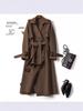 Women's Mid-Length Multicolor Trench Coat - Korean Style, Popular, Plus Size & Petite Options for Spring & Autumn.
