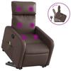 VidaXL Fauteuil Inclinable de Massage, Chaise de Relaxation avec Dossier et Repose-pied Réglables, Siège de Salon Salle de 3206758