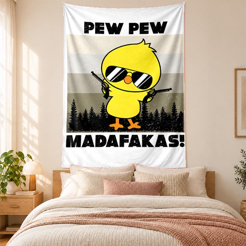 Pewpew madafakas Tapestry highquality for decorating living room bedroom dorm walls ideal as bedroom wallart orholiday gift