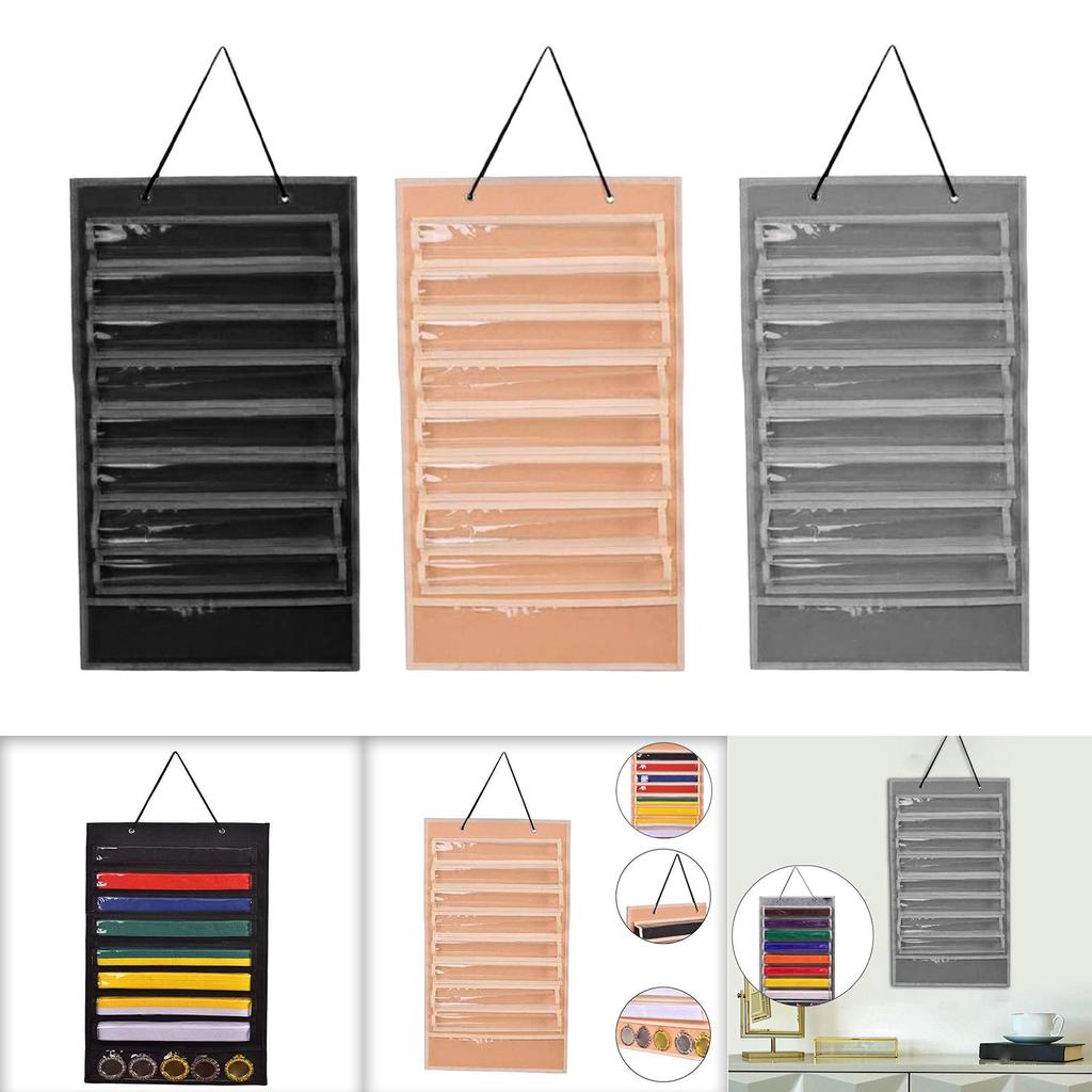 Belt Display Stand Dustproof Organizer Felt Holder Wall Hanging Kids Adults for