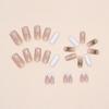 French Fake Nials Long Square Nail Tips Fashion False Nails  DIY