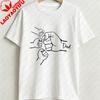 Unisexs Minimalist Dad Print Cotton TShirt with Fist Strength Fit Round Neck Casual Shirt Suitable for Gym Casual Attire Casual