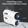 USB Rechargeable 600m 1000m Golf Rangefinder Laser Distance Meter Hunting Telescope with Slope Flag-Lock