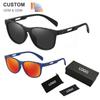 New Design Most Popular Women Men's Sports Outdoor Cycling Sports Fashion Orange Lens Anti-blue Light Eye Protection Glasses