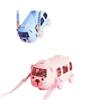 Baby Bus Cartoon Kids Plastic Drinking Cup With Straw And Leakproof Design For School And Party