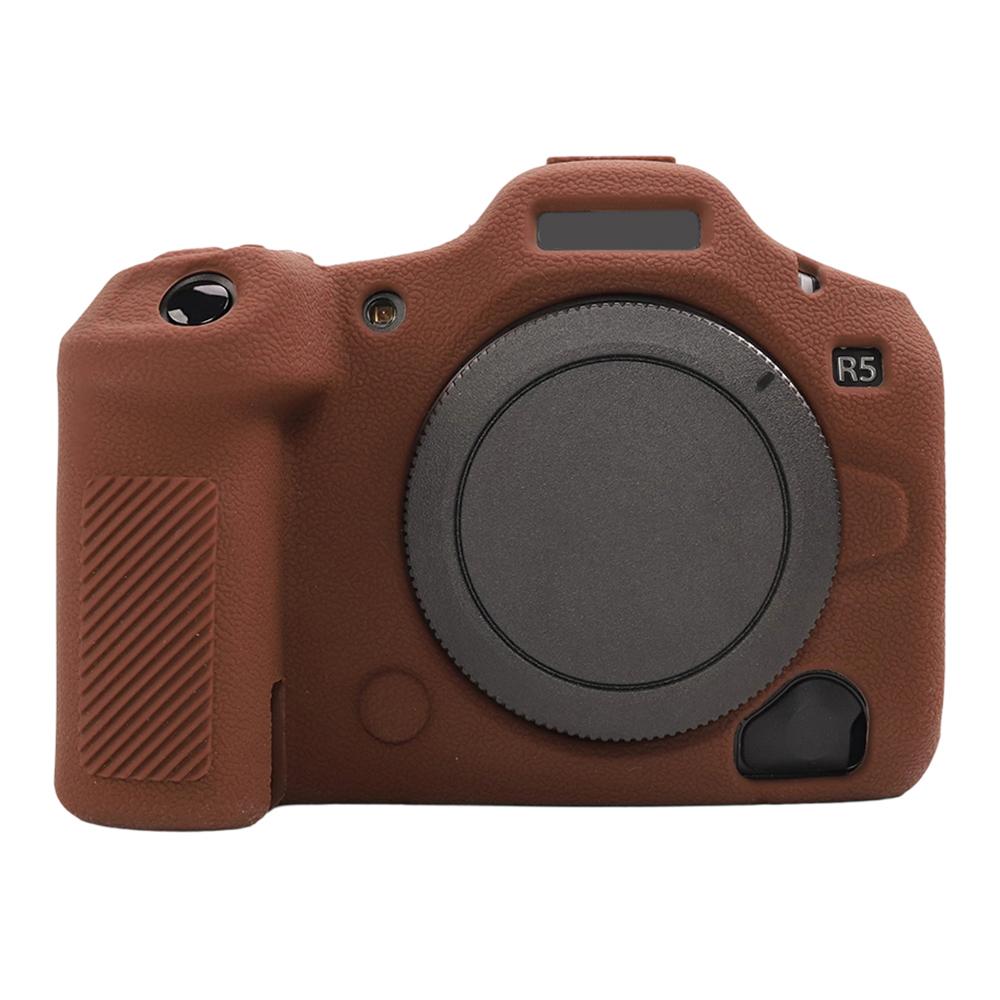 Для Canon EOS R5 Mark II Текстурированный чехол для камеры Защитная силиконовая крышка против царапин