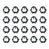 20pcs Mini Doll Penguin Buttons 8mm Doll Shoes Buckles Coat Buckles  1/6 Doll Clothes Accessories