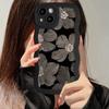Чехол для телефона с масляной живописью и цветком для iPhone 14 Pro, чехол для iPhone 11 13 12 Pro Max 7 8 6 15 Plus XR XS SE 2020, противоударный волнистый чехол
