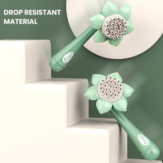 Electric Sunflower Bubble Maker Wand 23 Holes Flower Shape Kids Handheld Automatic Bubble Blower Machine Toy Boys Girls Birthday Gift