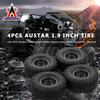 4 шт. AUSTAR 100 мм 1,9-дюймовый обод резиновая шина колесо для 1/10 радиоуправляемого автомобиля Traxxas HSP Redcat RC4WD