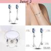 Safety Chain copper Plated Bead Charms Classic Safety Chain Stopper Clip Charm Compatible With Authentic Bracelets Jewellery Making