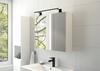 Bathroom Cabinet Set with Sink 60x40 and Bathroom Cabinet with Mirror 40x60 Napoli