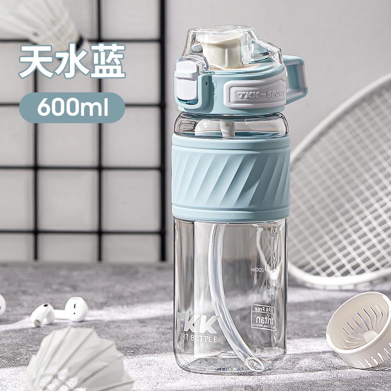 TKK 17 20 унций Спортивные Бутылки с Соломкой Прочные Бутылки из Tritan Без BPA Герметичные Бутылки для Воды для Школы Фитнеса Тренажерного Зала Уличного Использования