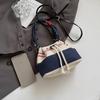 Purse Retro Canvas Bucket Bags Crossbody Bag Drawstring Bucket Bag  Girls