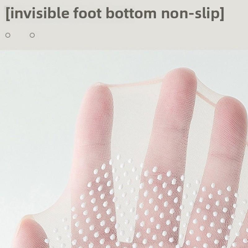 10 Pairs of Women's Summer Thin Non Slip Foot Massage Crystal Socks