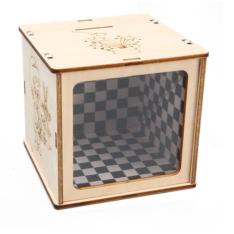 Волшебная шкатулка Копилка Ручная работа DIY Наука и технологии Мелкое производство Материал Упаковка/Студенческие эксперименты Головоломки Разработка Учебные пособия