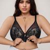 Sexy Black Lace Underwear for Women, Small Chest Push-up Bra To Prevent Sagging and Reduce Breast Size