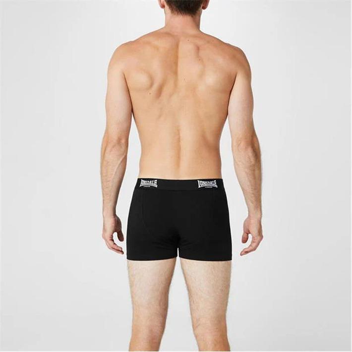 2x Lonsdale TRUNKS Boxer Shorts Black in Box, Size 4XL